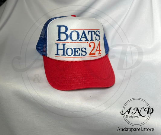 Boats and Hoes ‘24 trucker hat