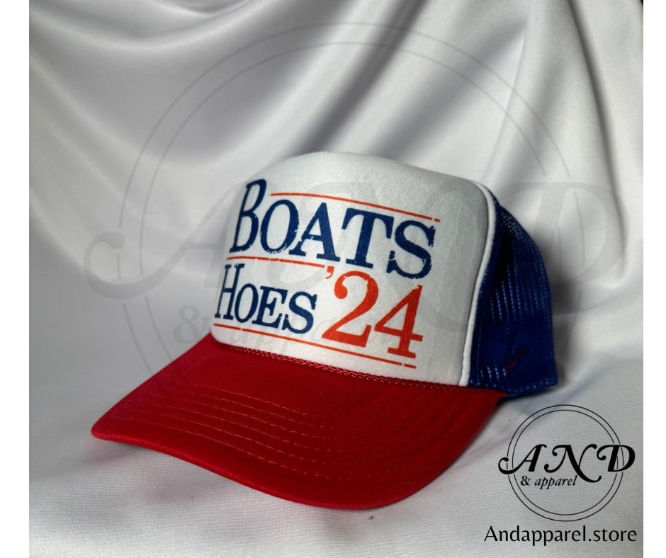 Boats and Hoes ‘24 trucker hat